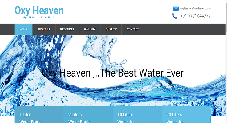 Oxy Heaven Water Bottle